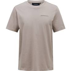 Peak Performance Herre T-shirts Peak Performance Original Logo Crew T-Shirt Avid Beige