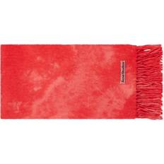 Men - Pink Scarfs Acne Studios Men's Canada Narrow Tie Dye Scarf Bright Pink Bright Pink