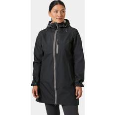 Helly Hansen Long Belfast Jacket Regnjacka Dam Ebony