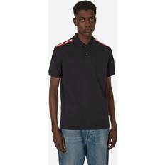 Moncler S Polo Shirts Moncler Shoulder Stripe Polo Shirt Navy