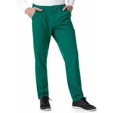 Work Wear Carhartt Men's Force Liberty Twill Straight Leg Scrub Pant Hunter Green