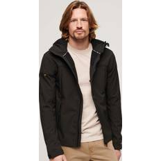 Superdry Outerwear Superdry Mens Black Hooded Soft Shell Trekker Jacket