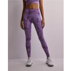 Lilla Klær ICANIWILL Treningstights Lavender Define Seamless Tie Dye Tights Treningsklær training Tights