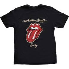 Rolling Stones Unisex T-Shirt Sixty Plastered Tongue Suede Applique