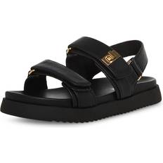 Steve Madden Steve Madden Girls Shoes Girls Mona Flat Sandal, Black, Little Kid