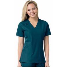 Work Tops Carhartt Women's Women's Force Liberty Multi-Pocket V-Neck Scrub Top Caribbean Blue