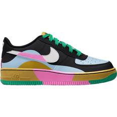 Children's Shoes Nike Air Force 1 LV8 2 GS - Black/Light Armoury Blue/Playful Pink/Summit White