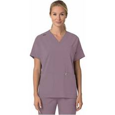 Work Tops Carhartt Women's Women's Oversized V-Neck Scrub Top Lavender Mist