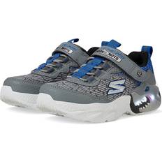 Skechers Sneakers Barnskor Skechers pojkar träningsskor, kol syntetisk/textil/blå trim, UK, Träkol syntetisk textil blå trim