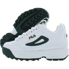 Children's Shoes Fila Disruptor Ii Premium Boys Shoes Color: White/Olive