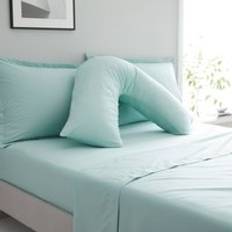 Dunelm Pure Cotton V-Shaped Pillow Case