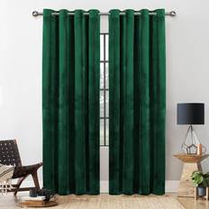 Curtains & Accessories Oxford Homeware Green, 66"