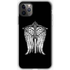 Samsung Galaxy S23 Ultra Mobile Phone Cases Famgem Angel Wings and Crossbow Case for iPhone/Samsung