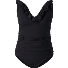 Zizzi Baddräkter Zizzi Baddräkt sKitrin Swimsuit Solid Svart
