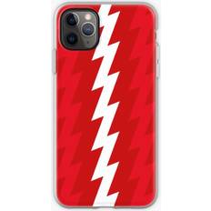 Famgem Phone Case Arsenal Red White 1994 Home Lightning Bolt for iPhone Samsung 14 13 12 11 Plus Pro Max Galaxy S23 S22 Ultra Note 20 10