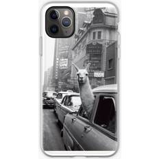 Famgem Phone Case New York Llama for iPhone Samsung 14 13 12 11 Plus Pro Max Galaxy S23 S22 Ultra Note 20 10