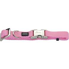 Hunter Nylonhalsbånd Alu-Strong Basic 30-45 rosa