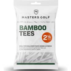 White Golf Accessories Masters Bamboo Golf Tees White