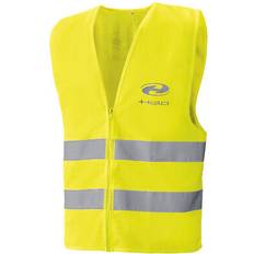 Black Work Vests Held Safety Green