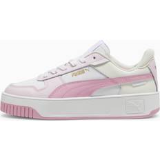 Puma Carina Street Sneakers Damen Schuhe, Gold/Rosa/Weiß Größe: 38.5, Schuhe