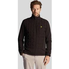 Lyle & Scott Ytterkläder Lyle & Scott And Men's Welded Check Fleece Jacket Black 44/Regular