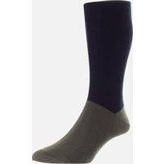 Pantherella Men's Men's Edale Colour Block Sock Navy/Multi 10/11/11.5/10.5/12