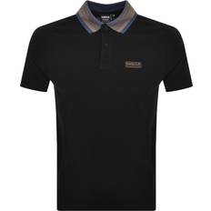 Barbour Polo Shirts Barbour Mens Black Gourley Polo Shirt