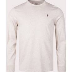 Beige Magliette Polo Ralph Lauren Long Sleeve Slim Fit T-Shirt - Beige