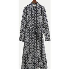 Gant Robes Gant Slim G Pattern Shirt Dress - Evening Blue