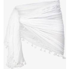 White Swimsuit Cover-Ups & Sarong Wraps Seafolly Cotton Gauze Sarong White One