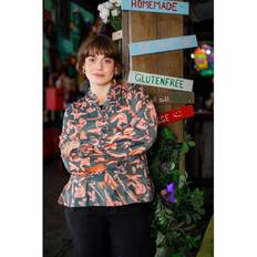 Black Colour Overdele Black Colour Bcluna Ruffle Blouse Peony Coral
