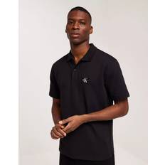 Calvin Klein Jeans Texture Polo Shirt Black Black, 2Xl, Men