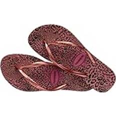 Havaianas Slim Animals Crocus Rosegolden Blush Sandalette für Damen, Crocus Rose