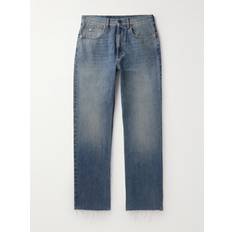 Gucci Men Jeans Gucci Mid-rise straight jeans blue