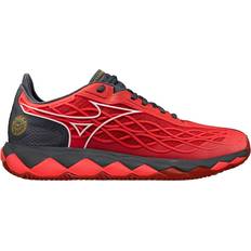 Suede Racket Sport Shoes Mizuno Wave Enforce Tour Tennisschuhe - Rot/Weiß/Ebony