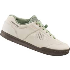 Beige - Dame Cykelsko Shimano GR501 Flat Pedal Dame - Hvid