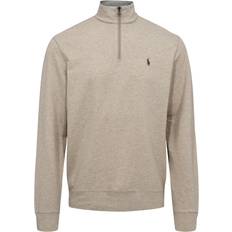 Polo Ralph Lauren Quarter Zip Sweatshirt - Beige