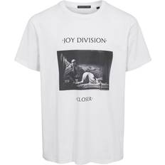 Neuw Denim Men's Joy Division Closer Band T-Shirt White White