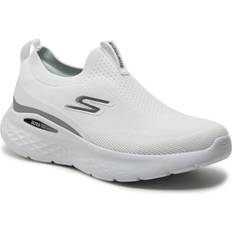 Skechers GO Run Lite - Aurora Sky/White Textile/Black Trim