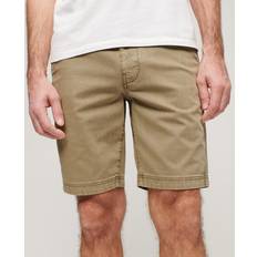 Superdry Herren Shorts Superdry Herren Officer Chinoshorts Grün Größe: Grün