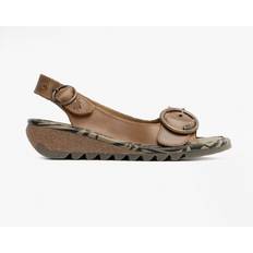 Fly London Brown Slippers & Sandals Fly London Damen Sandalen, Braun Camel