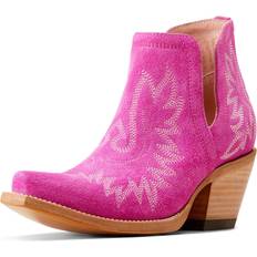 Ariat Pink Shoes Ariat Women's Dixon Western Boots Haute Pink Suede