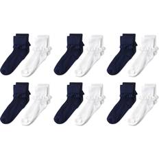 The Children's Place Kid's Ruffle Turn Cuff Socks 6-pack - Multi Clr (3011323_BQ)