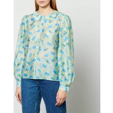 Résumé Oranga Satin Shirt DK 40/UK Green