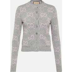 Gucci Cardigans Gucci Cardigan En Maille De Laine Gg