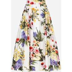 Dolce & Gabbana Garden-printed cotton circle skirt