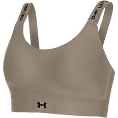 Marrone Reggiseni Under Armour Infinity 2.0 Mid Donna Taupe Dusk Nero