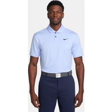 Nike Dri-FIT Tour Men's Solid Golf Polo Blue