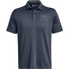 Golf - Men Tops Under Armour Men's Tech Polo Shirt - Downpour Gray/Pitch Gray