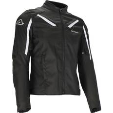 White Motorcycle Jackets Acerbis X-Mat Damen Motorrad Textiljacke, schwarz-weiss, Größe